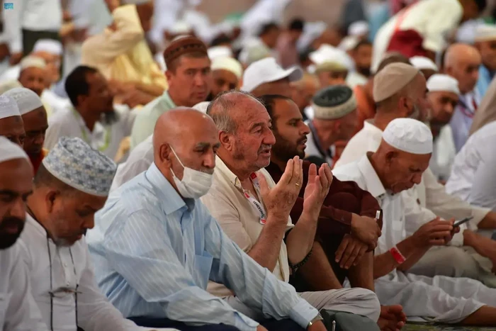 Jemaah tiba di Madinah usai menunaikan haji 2023.