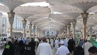 Jemaah haji asal Indonesia yang tergabung dalam gelombang 2 secara bertahap juga telah menuju Madinah. Koordinator MCH PPIH Pusat Dodo Murtado melaporkan, ada 6.393 orang yang tergabung dalam 17 kloter akan kembali ke Tanah Air hari ini, Senin (24/7/2023). Foto: Saudi Press Agency