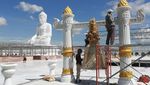 Jenderal Myanmar Pamer Patung Buddha Tertinggi di Dunia