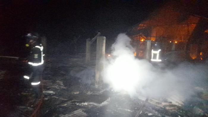 Kebakaran kandang ayam di Kuningan