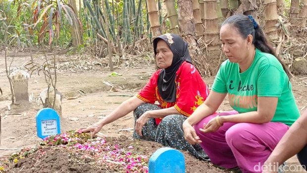 Keluarga dan makam Binaragawan Justyn Vicky di Jember