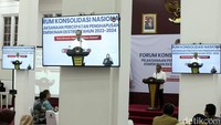 Forum tersebut diikuti perwakilan dari lembaga pemerintahan, kepala daerah, serta pihak non-pemerintah.  