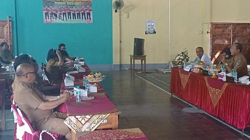 Dinas Pendidikan Kepemudaan dan Olahraga (Disdikpora) Kota Denpasar mengumpulkan 84 Kepala Sekolah SMP negeri dan swasta di Denpasar pada Senin (24/7/2023) di SMPN 2 Denpasar.