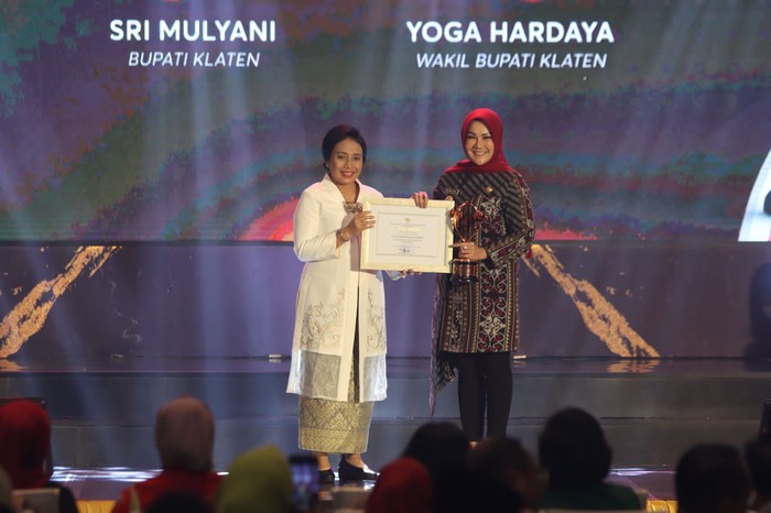 Klaten Raih Penghargaan Kabupaten Layak Anak 2023