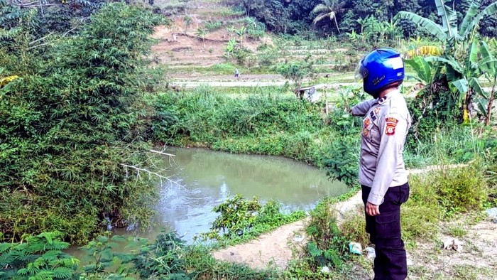 Lokasi penemuan mayat siswa peserta MPLS di Sukabumi.
