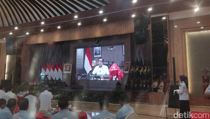 Menkumham Yasonna Laoly. (Kurniawan Fadilah/detikcom)