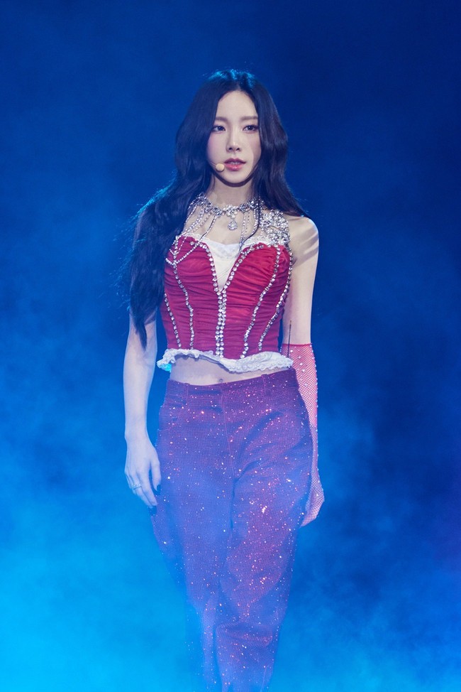 Taeyeon sukses menggelar konser pertamanya tanpa personel SNSD di ICE BSD Tangerang pada Sabtu (22/7/2023). Foto: Instagram