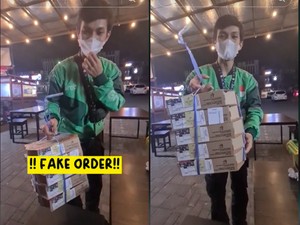 Sedih! Ojol Ini Kena Orderan Fiktif Pizza Sampai Rp 500 Ribu