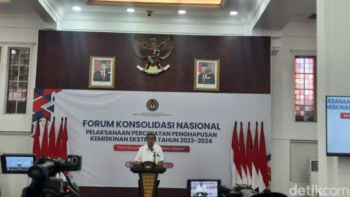 Presiden Jokowi menginstruksikan agar kemiskinan ekstrem dihapuskan sampai 2024. Kemenko PMK optimistis mempercepat penghapusan kemiskinan ekstrem di Indonesia. (Annisa AR/detikcom)