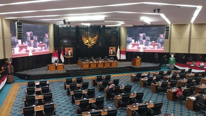 Rapat paripurna DPRD DKI Jakarta (Brigitta-detikcom)