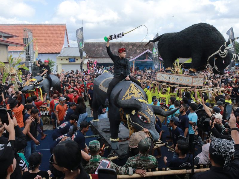 Ritual Keboan di Desa Aliyan Banyuwangi. Ritual Keboan di Desa Aliyan Banyuwangi.