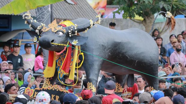 Ritual Keboan di Desa Aliyan Banyuwangi.