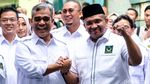 Rombongan Gerindra ke Markas PBB, Kedua Sekjen Salam Komando