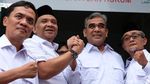 Rombongan Gerindra ke Markas PBB, Kedua Sekjen Salam Komando