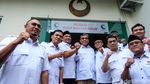 Rombongan Gerindra ke Markas PBB, Kedua Sekjen Salam Komando