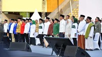 Tokoh-tokoh partai pendukung Jokowi juga hadir. 