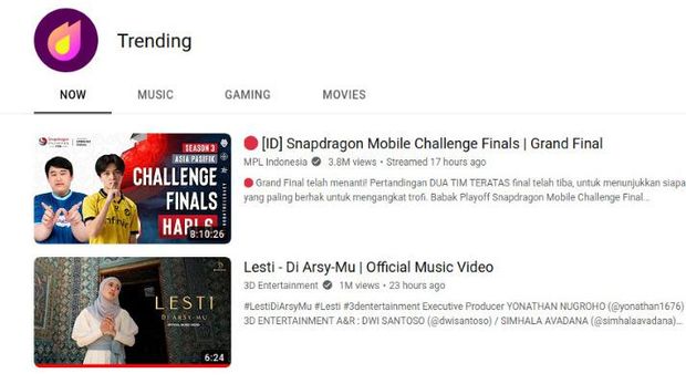 Kanal YouTube 3D Entertainment merilis video musik lagu Di Arsy-Mu yang dinyanyikan Lesti Kejora. Saat ini, lagu tersebut tengah trending.