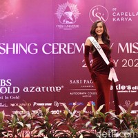 Vania Valencia merupakan finalis Miss Universe Indonesia.⁣⁣⁣⁣⁣ dari Yogyakarta. Foto: Chelsea Olivia Daffa