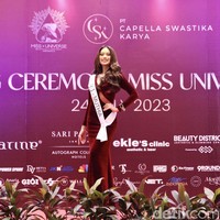Muthia Fatika Rachman juga menjadi wakil Jawa Barat di Miss Universe Indonesia 2023. Foto: Chelsea Olivia Daffa