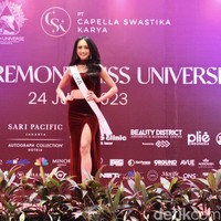 Alya Zahira menjadi wakil DKI Jakarta diMiss Universe Indonesia 2023. Foto: Chelsea Olivia Daffa