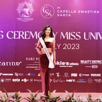 Jawa Timur juga diwakili Catherina Sherly Meliana di ajang Miss Universe Indonesia 2023. Foto: Chelsea Olivia Daffa