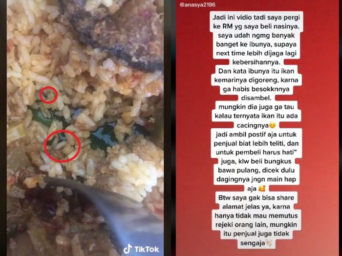 Apes! 5 Nasi Padang Ini Dipenuhi Belatung hingga Bikin Tak Nafsu Makan