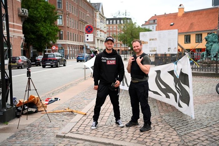 Demonstran Pembakaran Al-Quran di Denmark