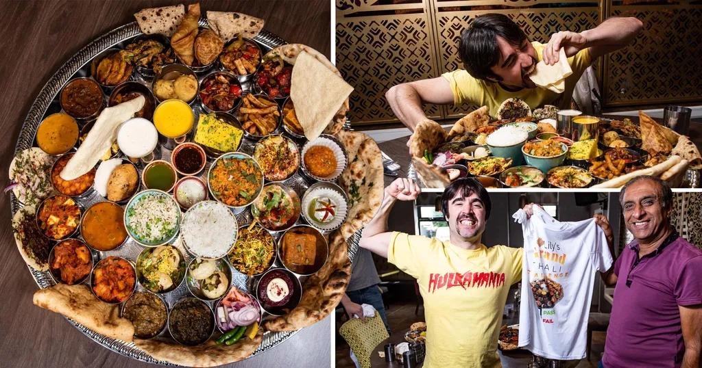 Gokil! 5 Tantangan Makan Ini Sajikan Makanan Seberat Belasan Kg