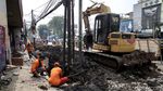 Hati-Hati! Ada Perbaikan Saluran Air di Jalan Otista Jaktim