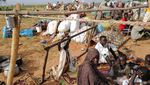 Potret Hidup Serba Kekurangan Warga Sudan di Pengungsian