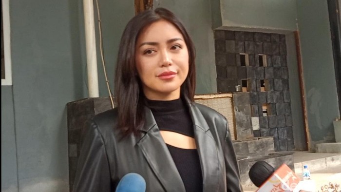 Jessica Iskandar saat ditemui di kawasan studio Trans7.