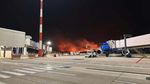 Kebakaran Landa Hutan di Dekat Bandara Palermo Italia