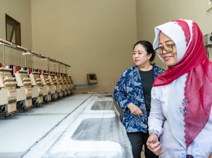 Puan Tinjau Geliat Ekonomi UMKM Pascapandemi di Kudus & Pekalongan
