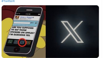 Kabarnya, kedatangan aplikasi X sudah diramal di The Simpson. Foto: Twitter