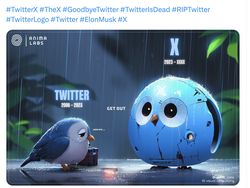 Meme Selamat Jalan Burung Biru Twitter, Rest In Peace