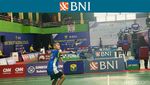 Foto: Aksi Muhammad Ahsan di BNI Sirnas B Sulsel 2023
