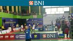 Foto: Aksi Muhammad Ahsan di BNI Sirnas B Sulsel 2023