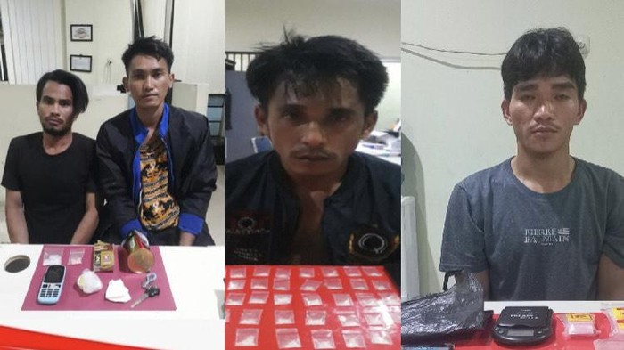 Empat pengedar narkoba ditangkap dalam sepekan di Pangkalpinang.