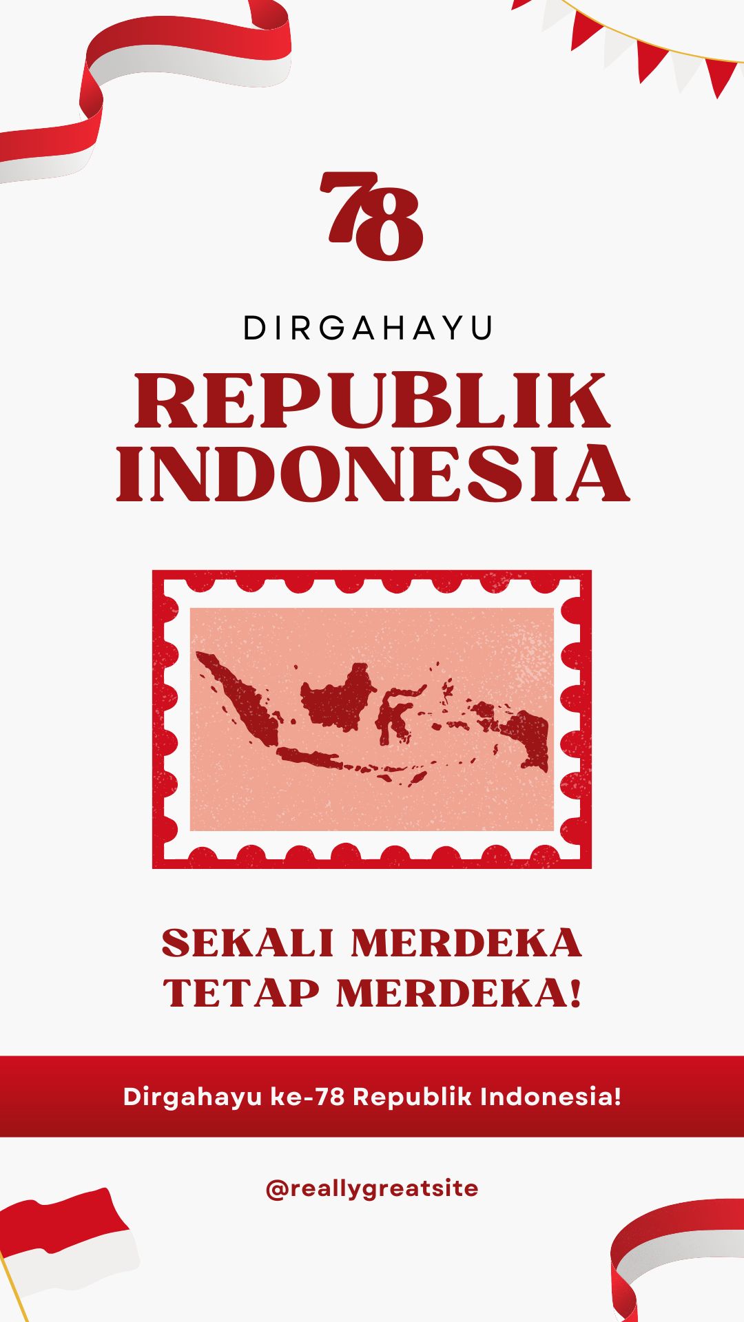 Poster HUT Kemerdekaan RI ke-78