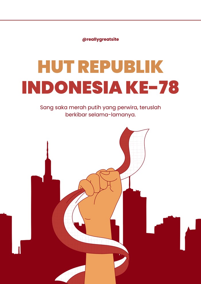 Poster HUT Kemerdekaan RI ke-78