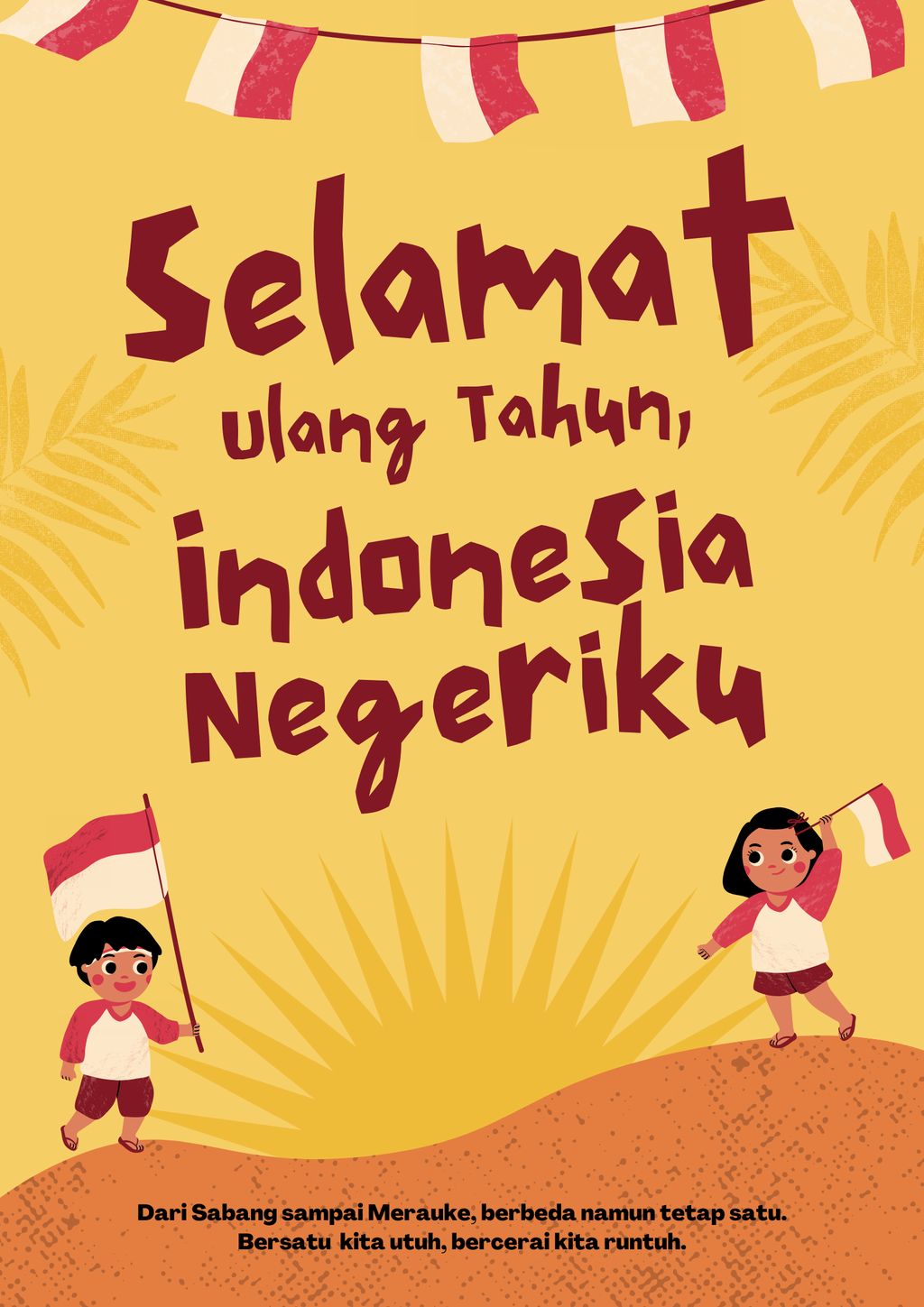 Poster HUT Kemerdekaan RI ke-78