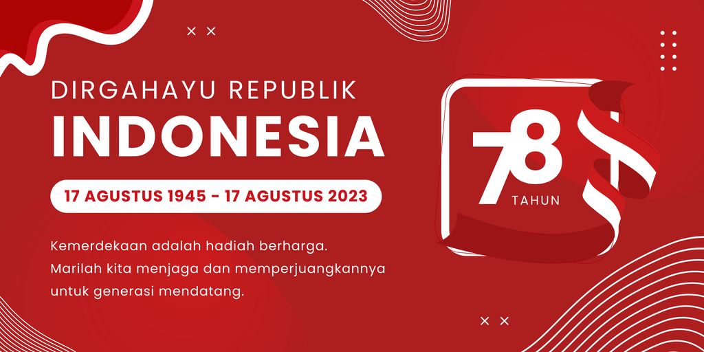 Poster HUT Kemerdekaan RI ke-78
