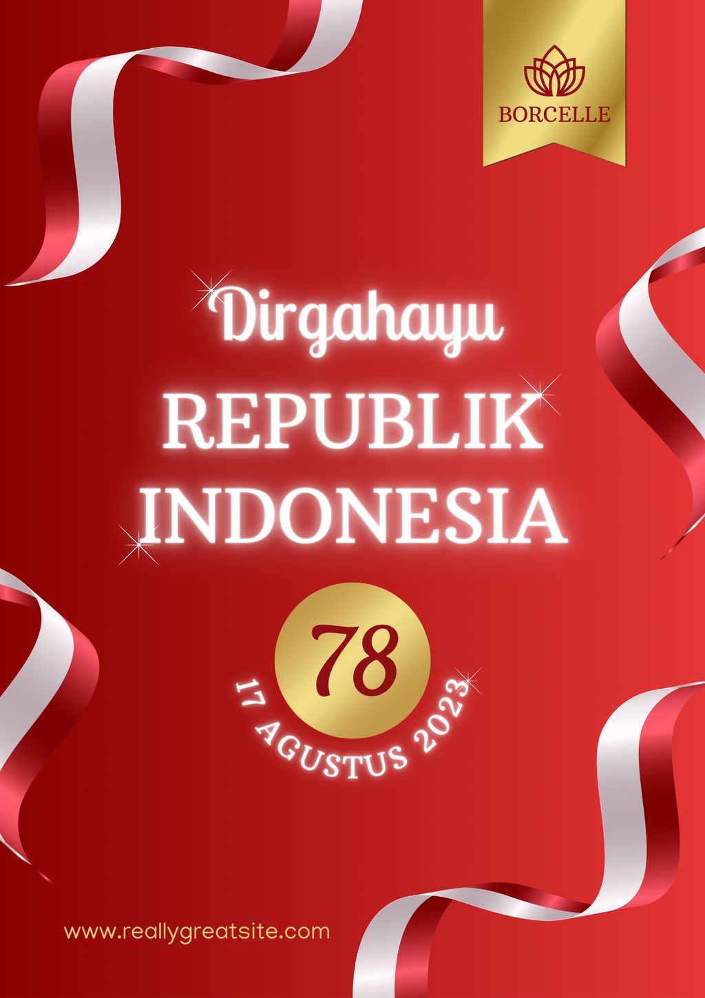 Poster HUT Kemerdekaan RI ke-78