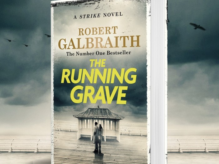 Sampul Novel The Running Grave