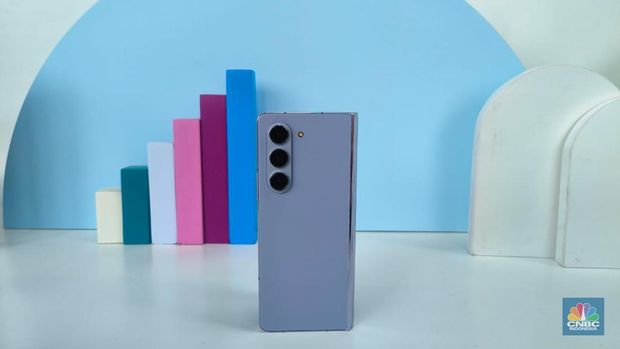 Samsung Galaxy Z Fold 5 (CNBC Indonesia/Tini Bohang)