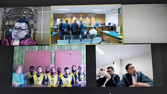 Sidang kasus narkoba di PN Serang (Bahtiar-detikcom)