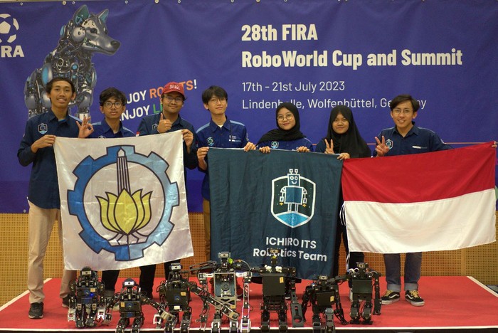 Tim ITS dalam FIRA RoboWorld Cup 2023