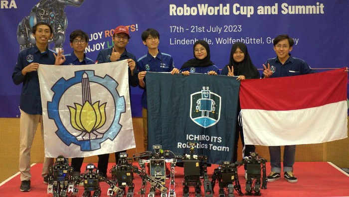 Tim ITS dalam FIRA RoboWorld Cup 2023
