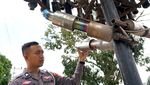 Ini Tugu Knalpot Hasil Operasi Patuh