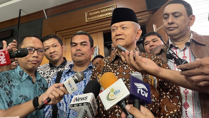 Anwar Abbas di PN Jakpus (Silvia-detikcom)